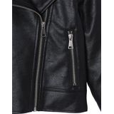 Leren meisjesjack - Zwart - Jasje voor Meisjes