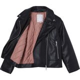Leren meisjesjack - Zwart - Jasje voor Meisjes