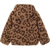 Vertbaudet Vest met luipaardprint en capuchon van sherpa meisje