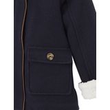 Jas - Capuchon - Marine - Gerecycled Polyester - Meisjes