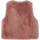 Vertbaudet - Bodywarmer - Imitatiebont - Meisje - 100% Polyester, Voering 100% Katoen