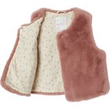 Vertbaudet - Bodywarmer - Imitatiebont - Meisje - 100% Polyester, Voering 100% Katoen