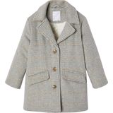 Vertbaudet - Meisjesjas - Ruitjes - Wol - 65% Polyester, 29% Wol, 100% Polyester Voering