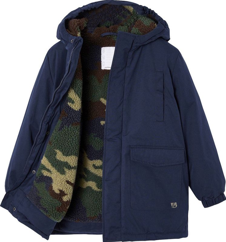 Parka - Camouflage - Polyester/Katoen - Jongens met Capuchon