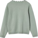 Basics - Meisjestrui - Groengrijs - 70% Katoen, 30% Polyamide - Personaliseerbaar met Borduursel