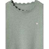 Basics - Meisjestrui - Groengrijs - 70% Katoen, 30% Polyamide - Personaliseerbaar met Borduursel