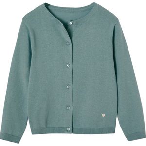 Vertbaudet Meisjesvest Basics van fijn breisel