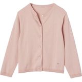 Vertbaudet Meisjesvest Basics van fijn breisel