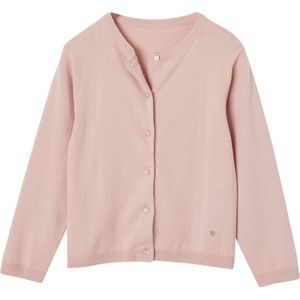 Vertbaudet Meisjesvest Basics van fijn breisel