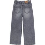 Wijde Meisjesjeans - Denimgrijs - 100% Katoen