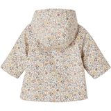 Regenjas - Roze - Met Capuchon - Voor Babymeisjes - Bloemenprint - Gevoerd