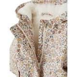 Regenjas - Roze - Met Capuchon - Voor Babymeisjes - Bloemenprint - Gevoerd