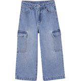 Vertbaudet Wijde cargojeans meisjes