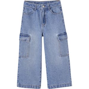 Vertbaudet Wijde cargojeans meisjes