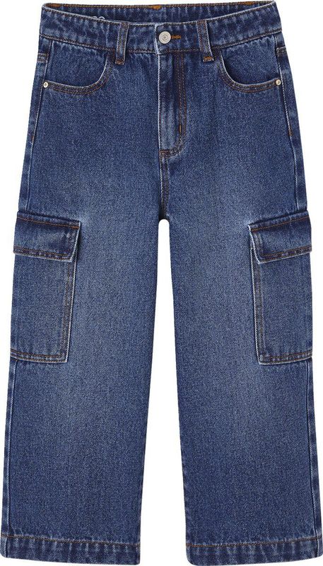 Vertbaudet Wijde cargojeans meisjes