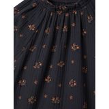 Vertbaudet - Jurk - Katoen - Bloemenprint - Ruche aan de onderrand