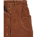 Fluwelen Rok - Zachtpaars - Met Hartvormige Zakjes - Paperbag Stijl