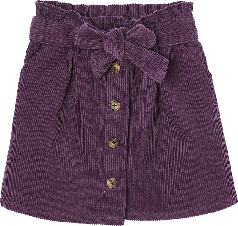 Paperbag - Rok - Marineblauw - Katoen - Plissé Style