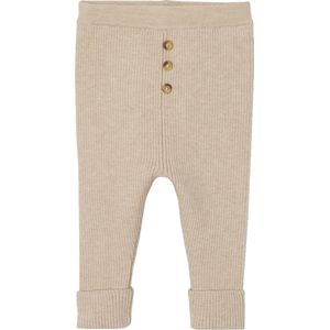 Tricot meegroeilegging baby gemêleerd beige