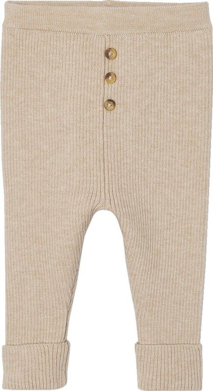 Tricot meegroeilegging baby gemêleerd beige