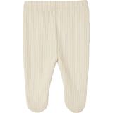 Vertbaudet Set met 2 broeken met voetjes baby' van ribstof