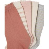 Vertbaudet - Set van 5 Paar Meisjessokken - Zacht en Stevig Tricot