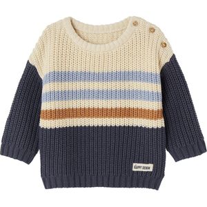 Vertbaudet - Kleurrijk Gestreepte Schoudertrui - Voor Jongens