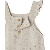 Vertbaudet Tuinbroek van tricot baby' met schouderbandje en ruches