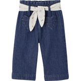 Vertbaudet - Wijde Babyjeans - Denim - Met Knoopriem