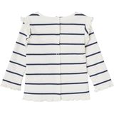 Vertbaudet T-shirt van ribstof met mouwen met ruches meisjesbaby