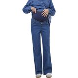 Vertbaudet - Wijde Zwangerschapsjeans - Denim - Enkellengte - 5-pocketmodel