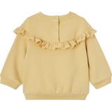 Vertbaudet Sweatshirt met ruches en Engels borduurwerk babymeisje