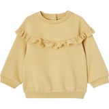 Vertbaudet Sweatshirt met ruches en Engels borduurwerk babymeisje