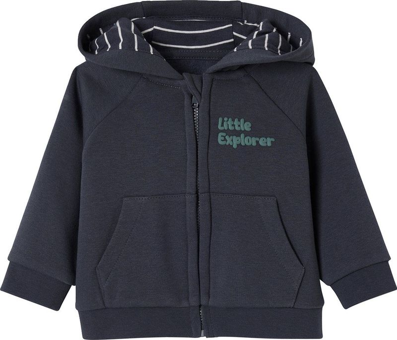 Vertbaudet Sweater met rits en capuchon baby