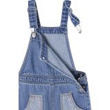 Vertbaudet Denim tuinbroek voor meisjes met grote contrasterende zakken
