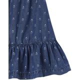 Spijkerrok - Lichtgewicht Denim - Ruches - Halflang - 100% Katoen