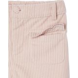 Fluwelen - Meisjesshort - Roze - 100% Katoen - Met Klepzakken en Festons