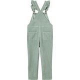 Vertbaudet Velours meisjestuinbroek met ruches op de bandjes