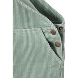 Vertbaudet Velours meisjestuinbroek met ruches op de bandjes