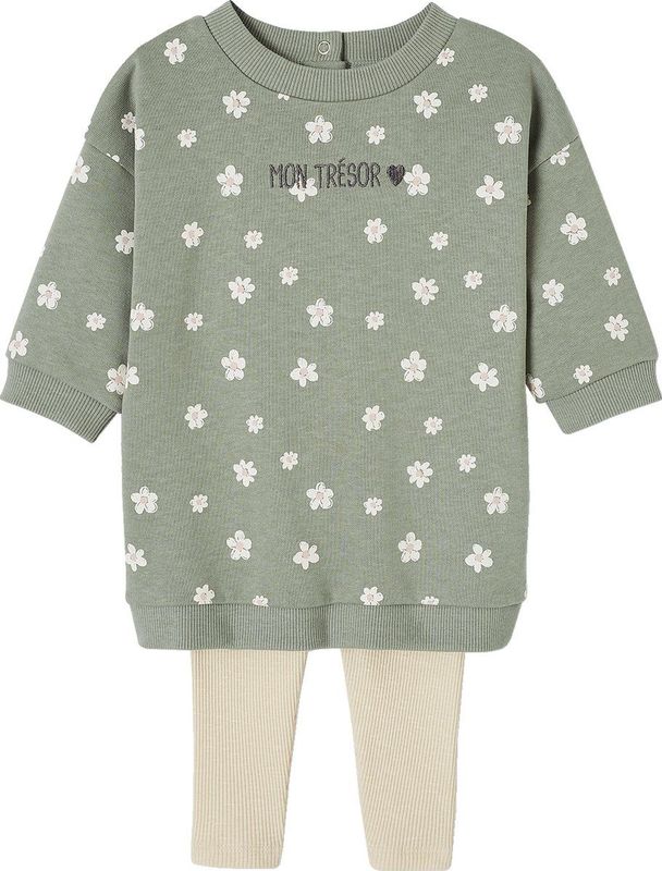 Vertbaudet Set met babyjurkje + legging