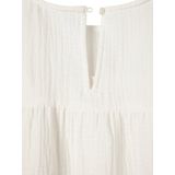 Blouse - Effen of Bloemmotief - Katoengaas - Lange Mouwen