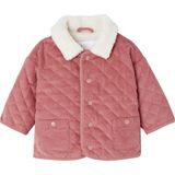 Vertbaudet Fluwelen gewatteerd babyvest met sherpavoering