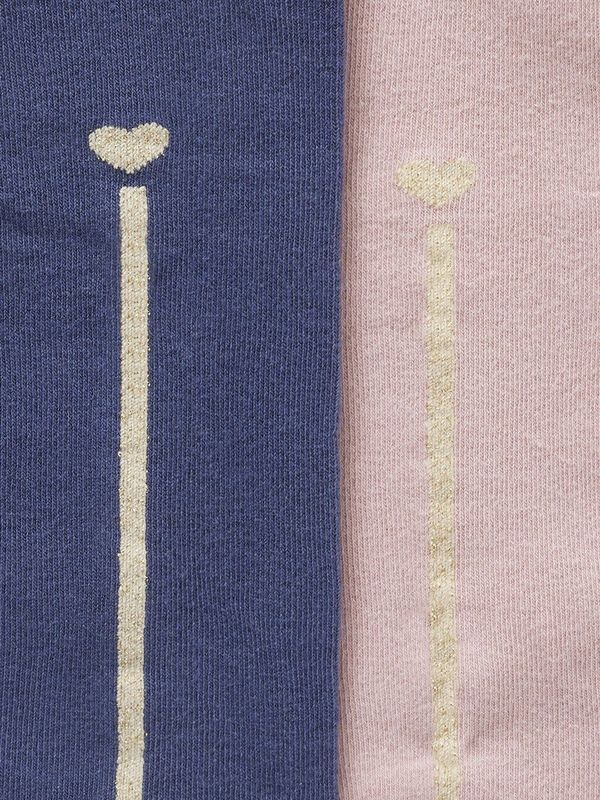 Maillots - Set van 2 - Indigoblauw - 73% Katoen, 21% Polyamide, 3% Metallic Vezels, 3% Elastaan