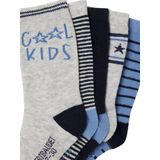 Vertbaudet Set van 5 Paar Jongenssokken - Diverse Patronen - Tricot - Katoen/Polyamide/Elastaan