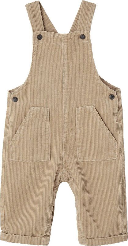 Salopette - Taupe - Ribfluwelen Salopette - Babyjongen