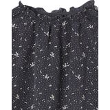 Blouse - Meisjes - Fluweel - Bloemetjes - 100% Katoen