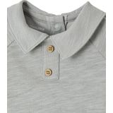 Vertbaudet - Geboorte - Rompertjeshirt - Wit - 100% Gevlamd Katoen