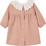 Babyjurk - Fluweel - Ronde Hals - Afneembare Kraag - Lange Mouwen