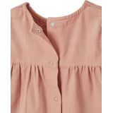 Babyjurk - Fluweel - Ronde Hals - Afneembare Kraag - Lange Mouwen