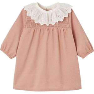 Babyjurk - Fluweel - Ronde Hals - Afneembare Kraag - Lange Mouwen